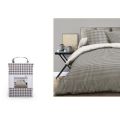 Bedset and quiltcoverset « COHIBA » fitted sheet, windstopper, guest towel, Bathcarpets, quelt cover, blanket, Kitchen linen, Bedlinen